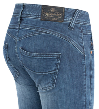 HERRLICHER GILA SLIM Organic Denim - Faded Harbor Blue - 5606-OD100-603