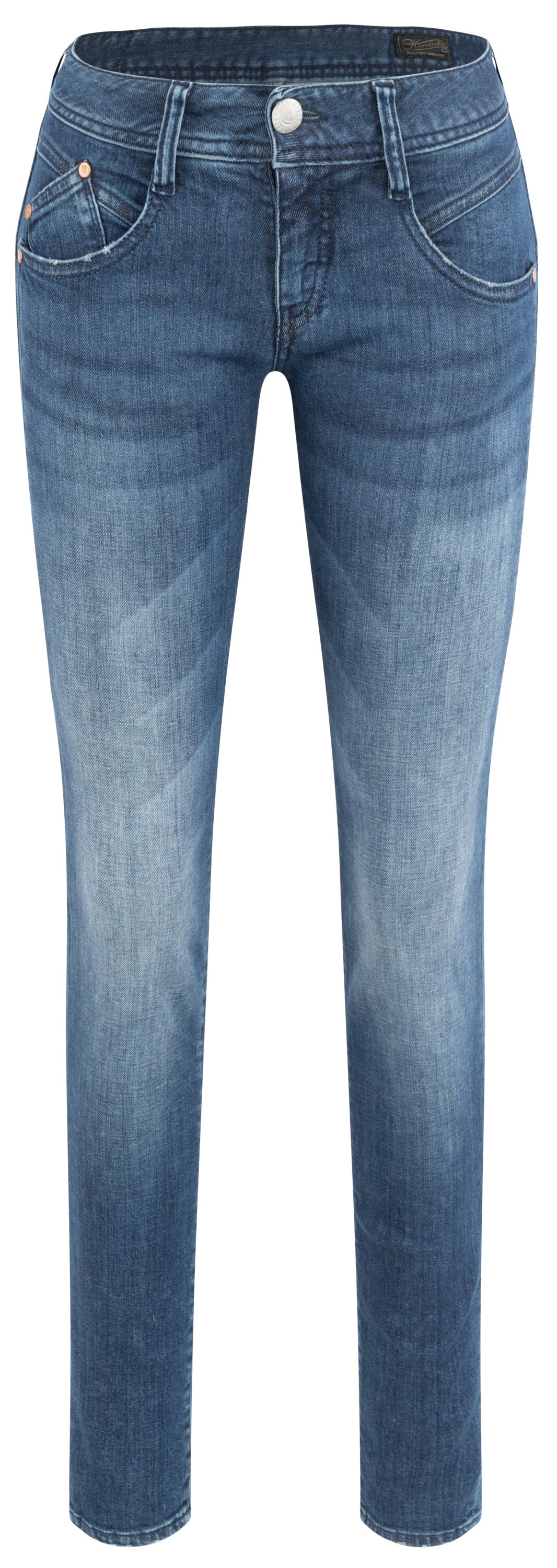 HERRLICHER GILA SLIM Organic Denim - Faded Harbor Blue - 5606-OD100-603
