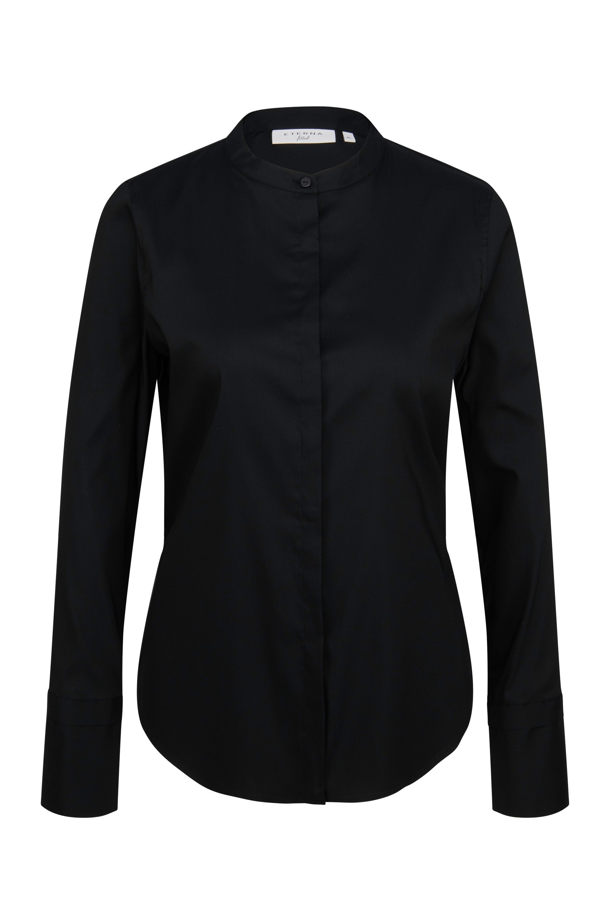 ETERNA FITTED Performance Shirt Langarm Bluse - Midnight Onyx - 5377-39-DF01