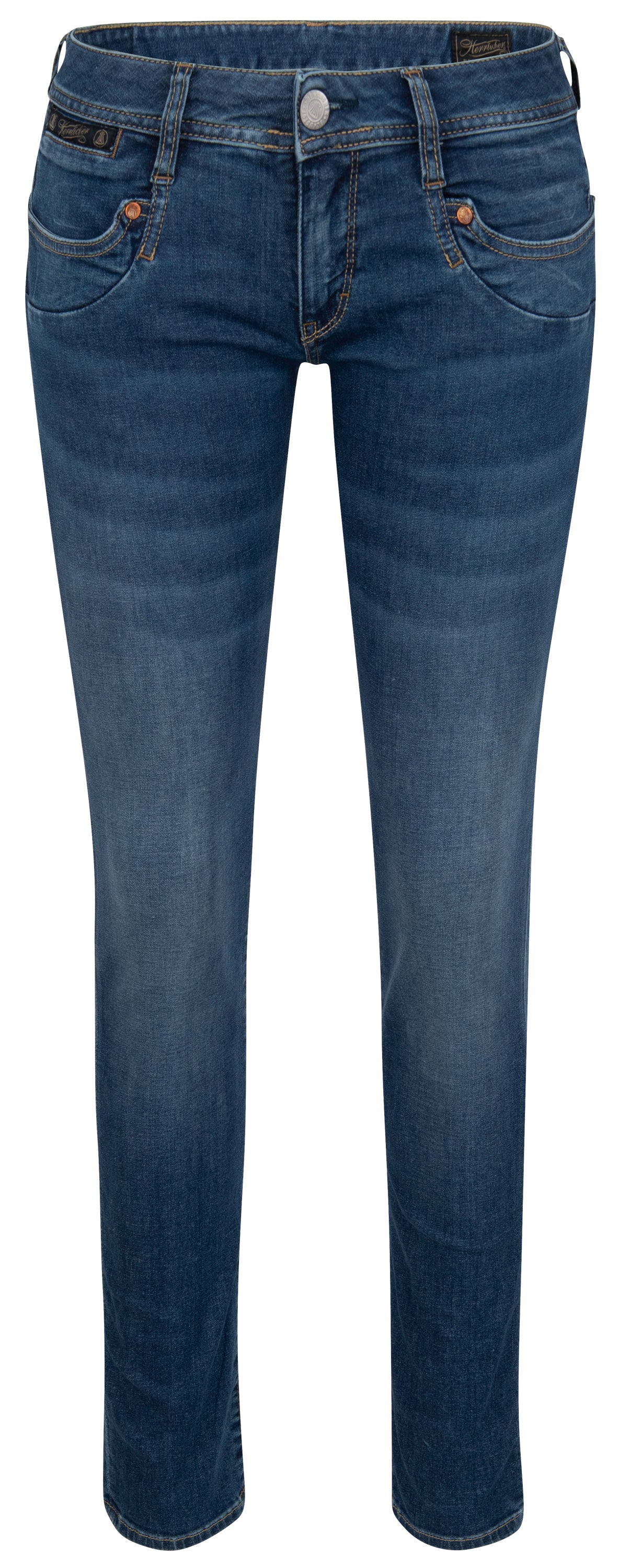HERRLICHER PIPER Slim Organic Denim - Stormy Ocean Blue - 5650-OD133-893