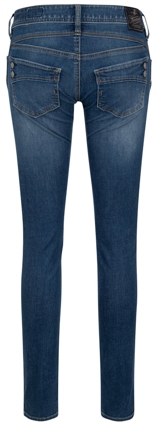 HERRLICHER PIPER Slim Organic Denim - Stormy Ocean Blue - 5650-OD133-893
