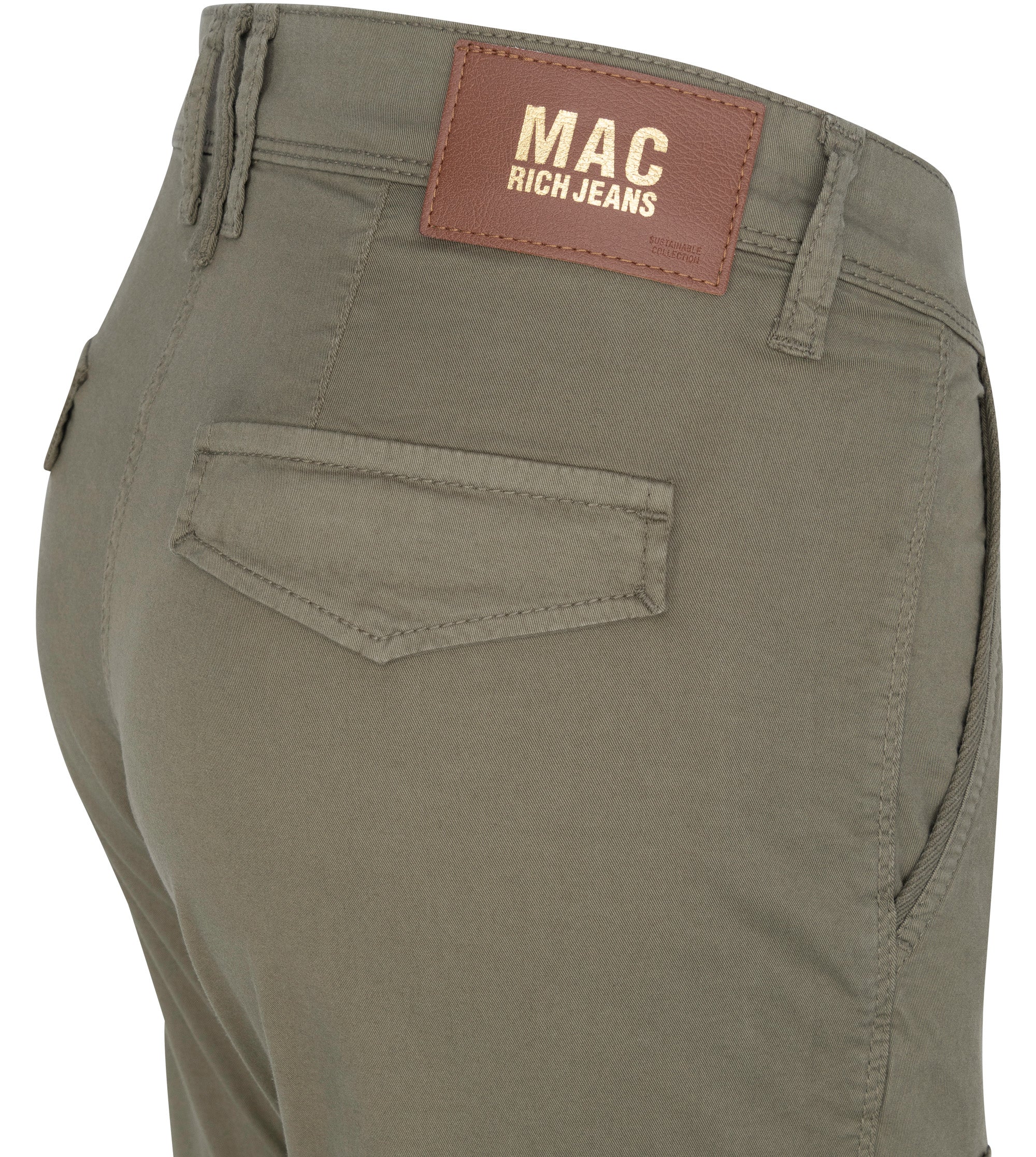 MAC RICH cargo cotton - Sage Moss Green - 2377-00-0434L-358R von MAC