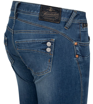 HERRLICHER PIPER Slim Organic Denim - Stormy Ocean Blue - 5650-OD133-893