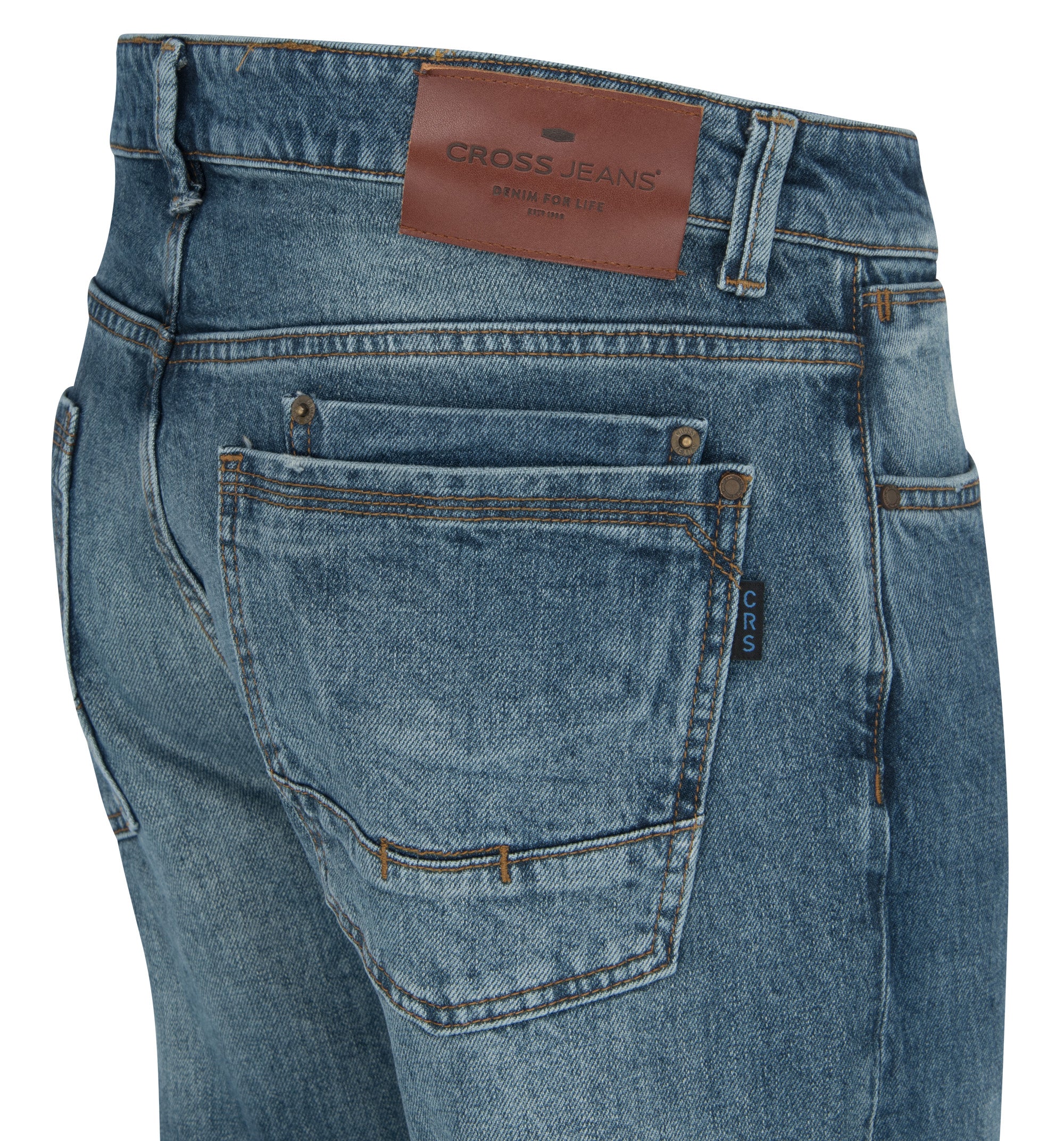 CROSS JEANS Dylan Five Pocket - Faded Baltic Shore - E195-115 von Cross Jeans