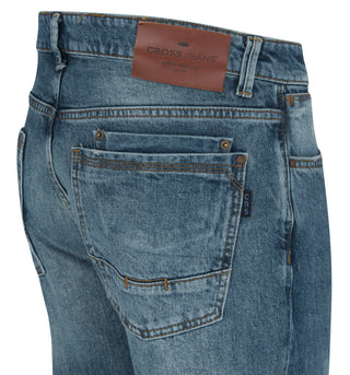 CROSS JEANS Dylan Five Pocket - Faded Baltic Shore - E195-115