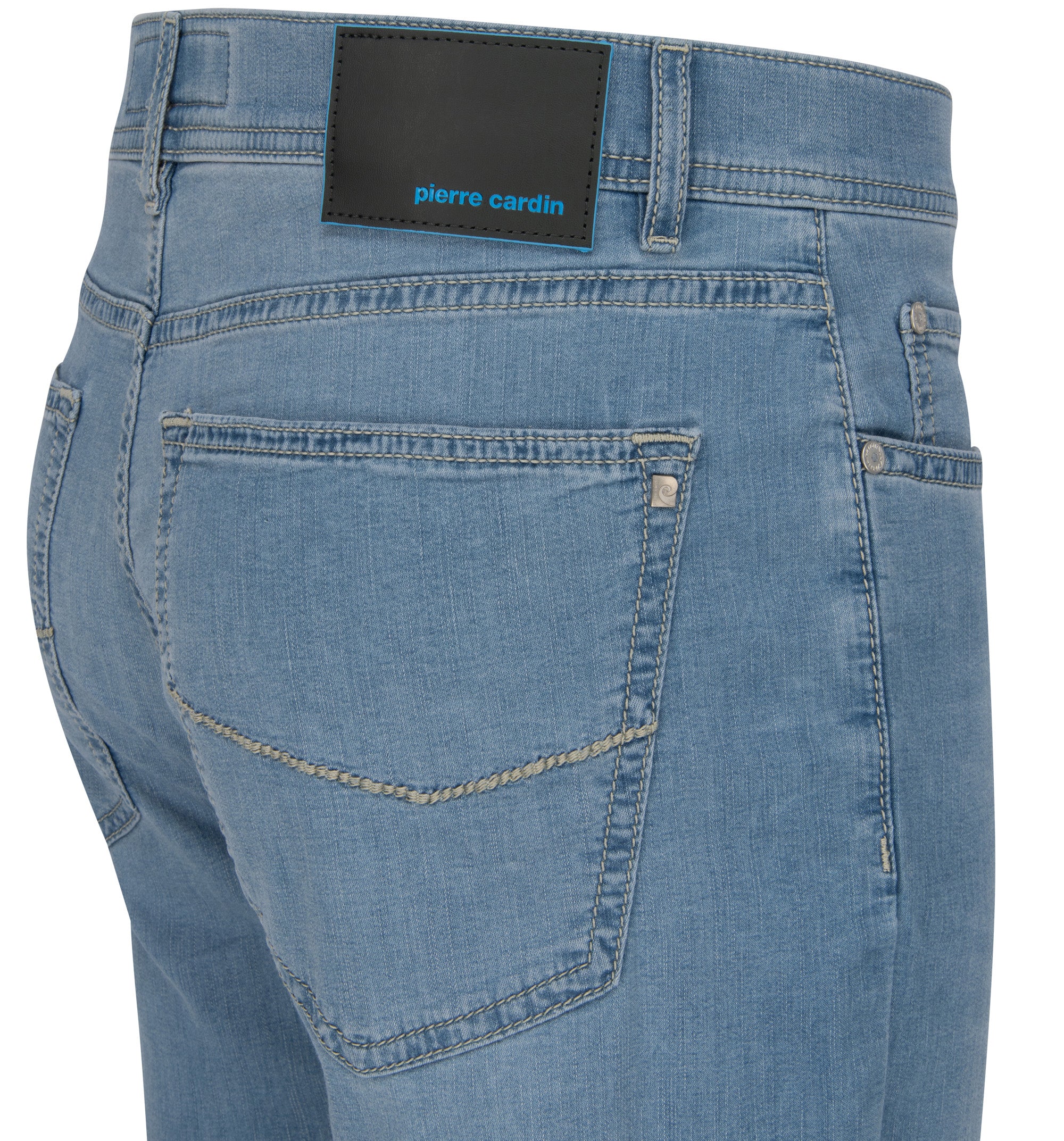 PIERRE CARDIN LYON Five Pocket - Skywash Indigo Blue - 30910 7335.6848 von Pierre Cardin