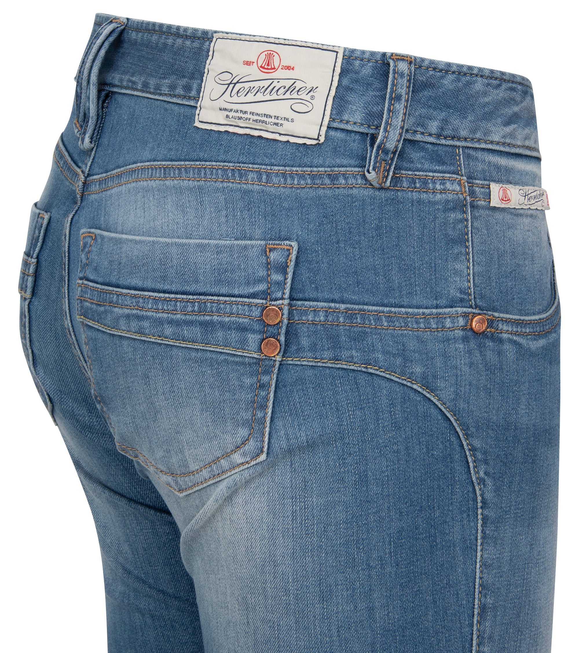 HERRLICHER TOUCH Cropped Denim - Seabrick Blue - 5320-OD100-879 von Herrlicher