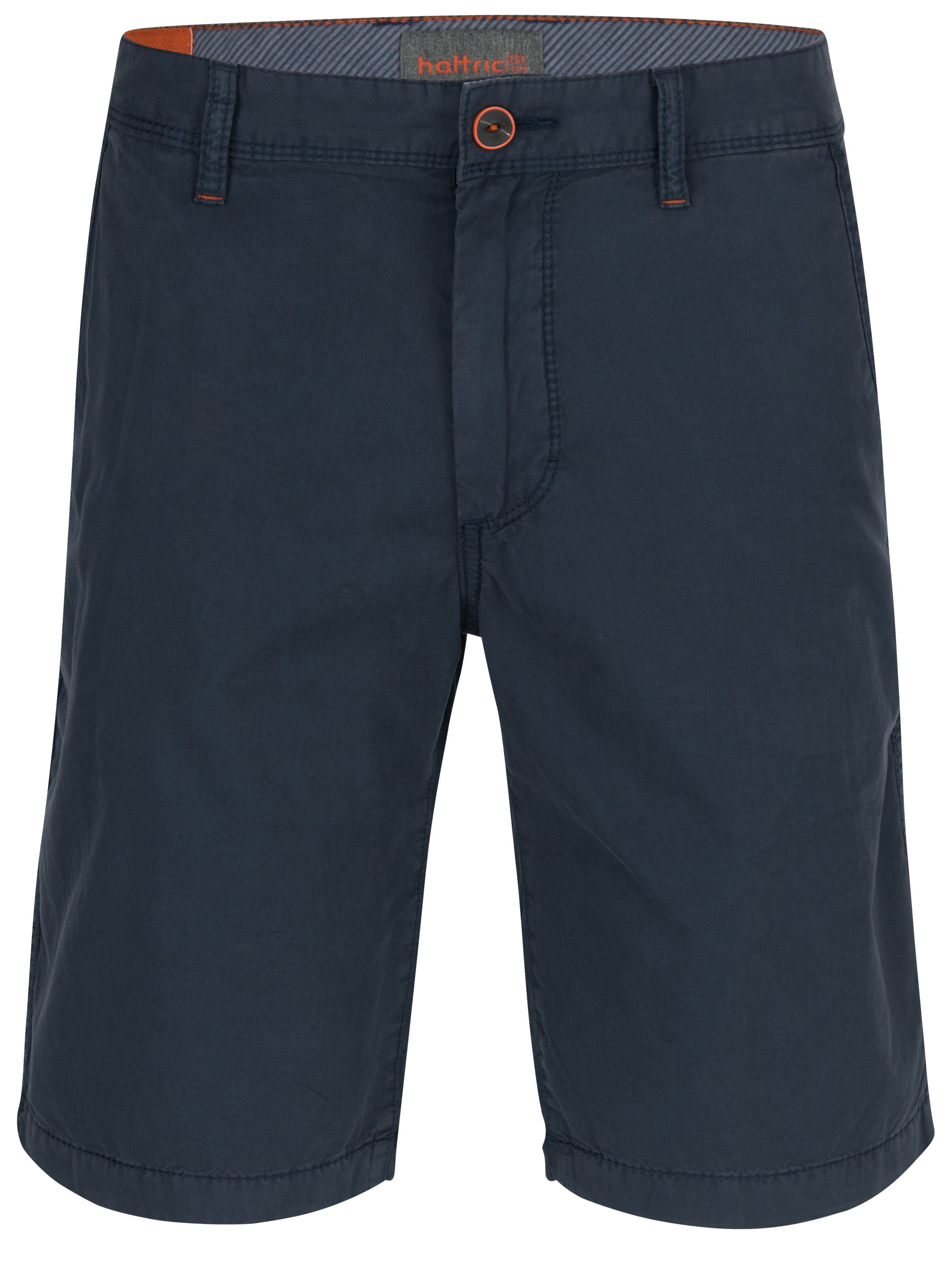 HATTRIC Bermuda Chino - Midnight Navy Stitch - 697530 5Q89.43