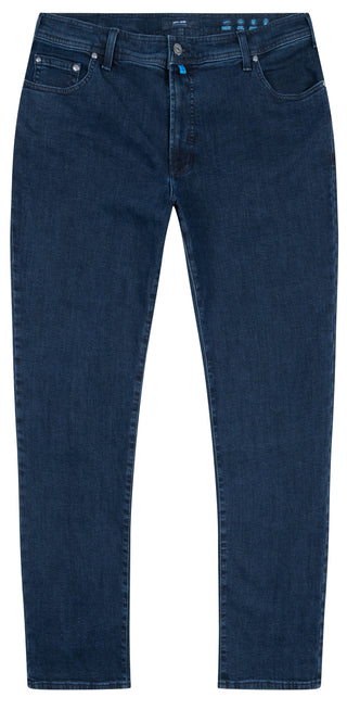 PIERRE CARDIN DIJON Five-Pocket Jeans - Midnight Stonewash Blue - 38800 7724.6811