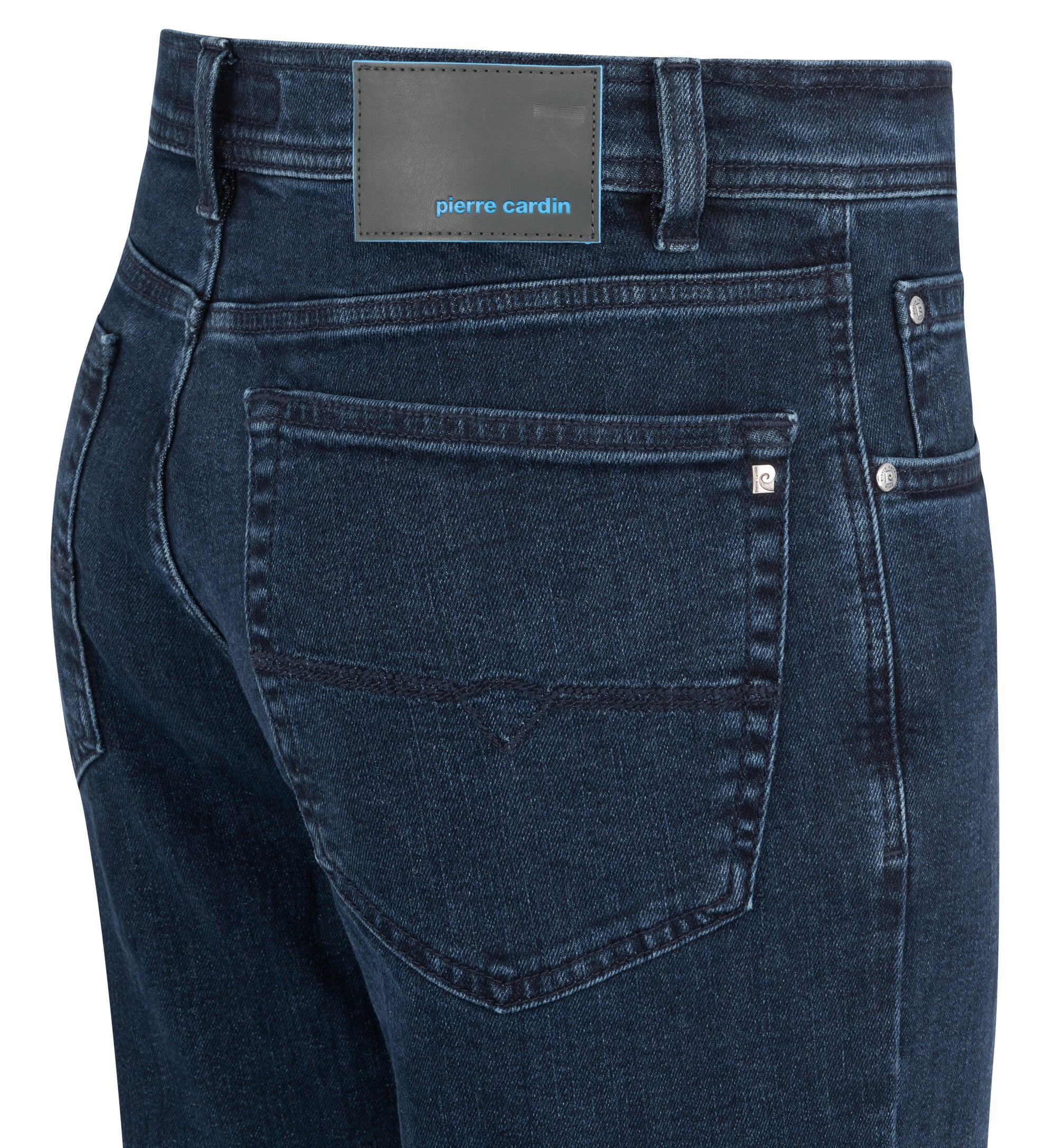 PIERRE CARDIN DIJON Five-Pocket-Jeans - Midnight Stonewash Blue - 32310 7724.6811 von Pierre Cardin