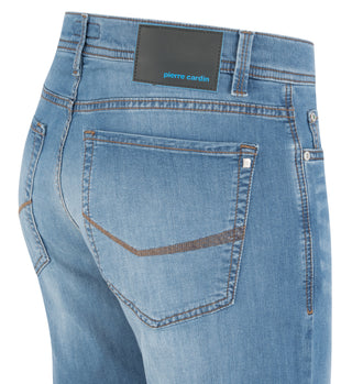 PIERRE CARDIN LYON TAPERED - Washed Horizon Blue - 34510 8020.6835