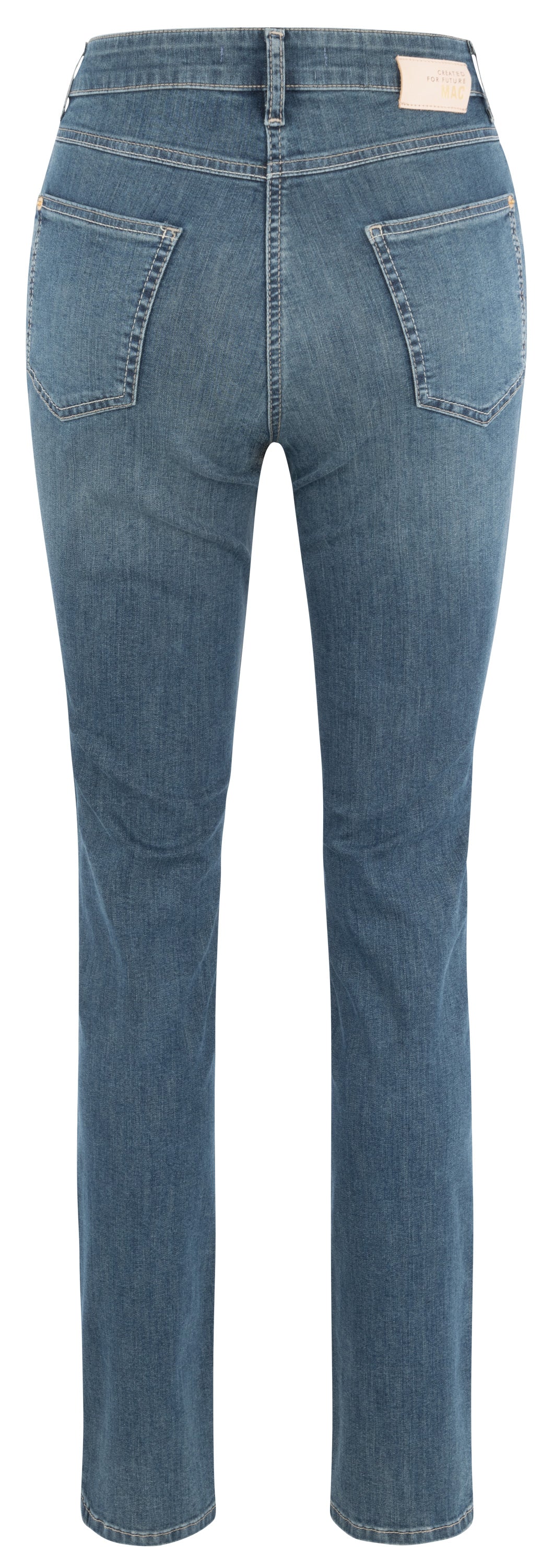 MAC MELANIE Straight Five-Pocket - Faded Denim Horizon - 5040-90-0380-D823