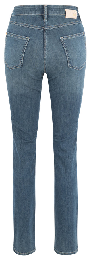 MAC MELANIE Straight Five-Pocket - Faded Denim Horizon - 5040-90-0380-D823