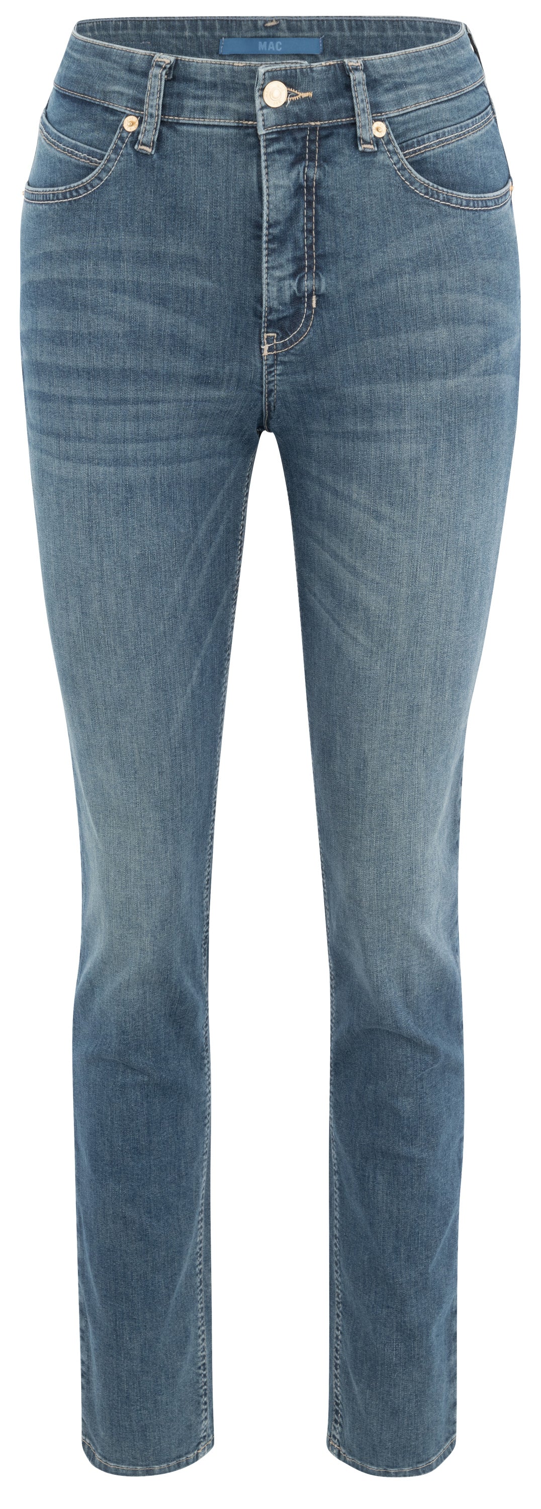 MAC MELANIE Straight Five-Pocket - Faded Denim Horizon - 5040-90-0380-D823