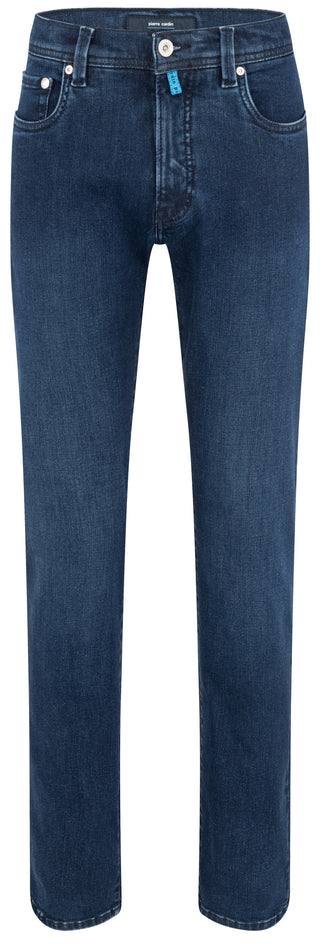 PIERRE CARDIN Lyon Tapered-Jeans - Deep Indigo Wash - 34510 8048.6810