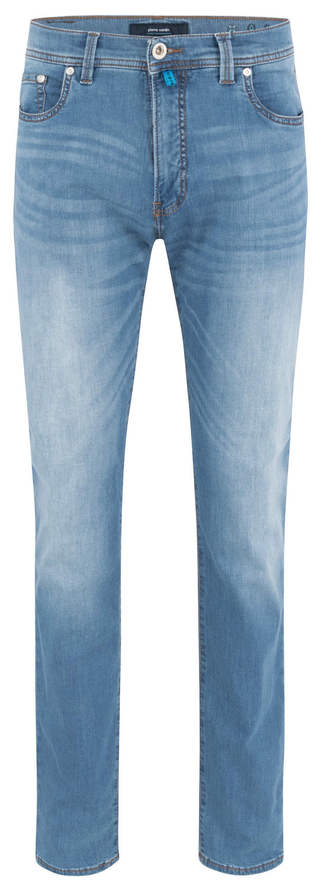 PIERRE CARDIN LYON TAPERED - Washed Horizon Blue - 34510 8020.6835