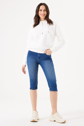 GARCIA JEANS Celia Capri Slim - Midnight Denim Blue - 277.9234