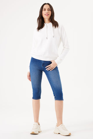 GARCIA JEANS Celia Capri Slim - Midnight Denim Blue - 277.9234