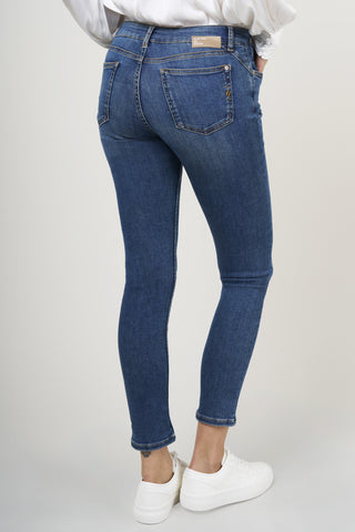 BLUE FIRE Chloe Skinny Jeans - Ocean Surf Blue - 1046.262