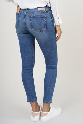 BLUE FIRE Chloe Skinny Jeans - Weathered Cobalt - 1046.261