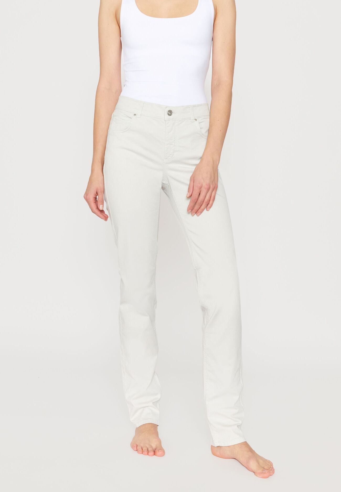 ANGELS JEANS Cici Slim-Fit Hose - Soft Pebble Grey - 122 3400.171 von Angels Jeans