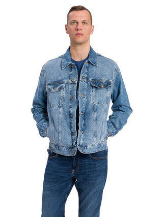 CROSS JEANS REGULAR JACKET - Coastal Sky Blue - A320-008