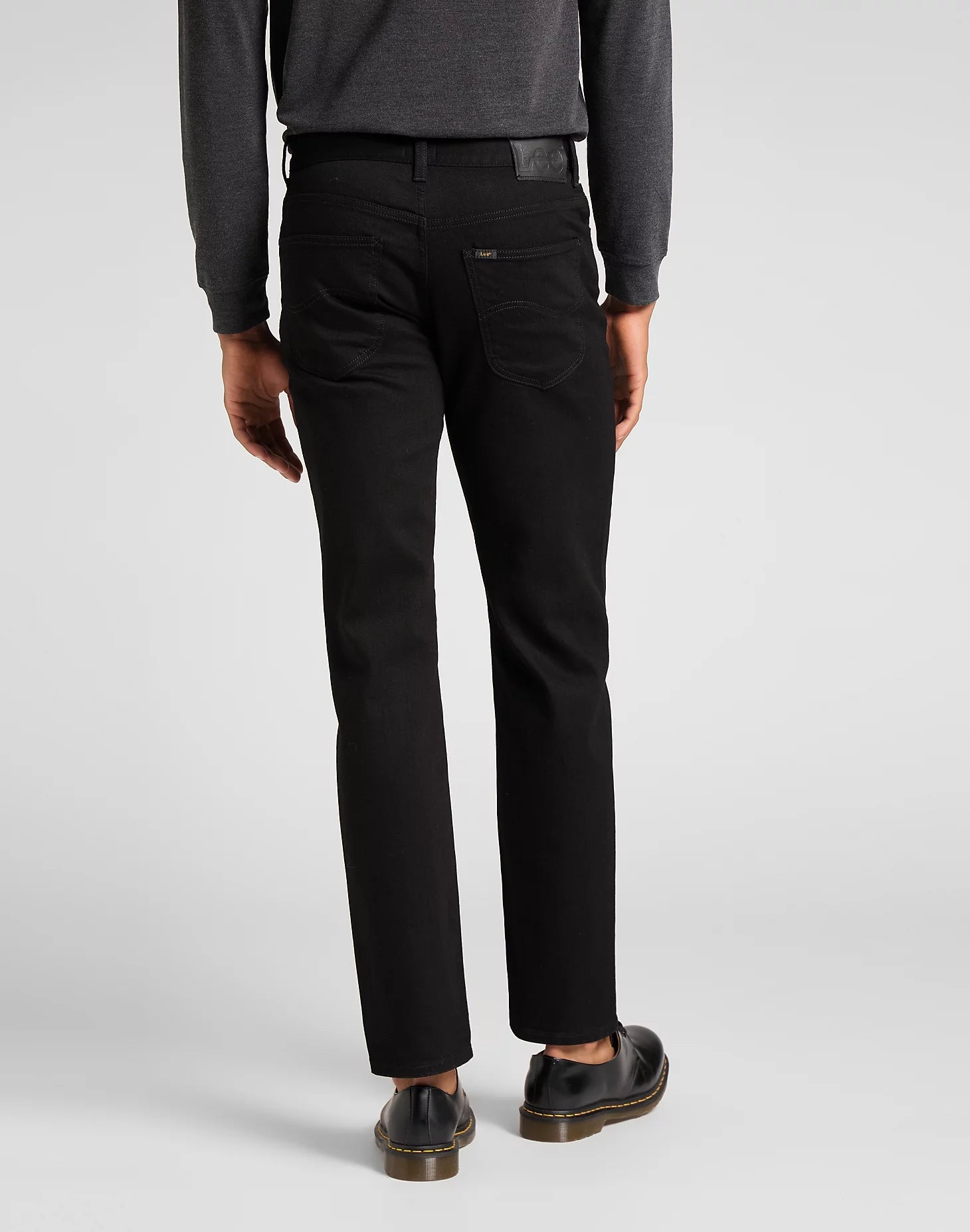 LEE BROOKLYN Straight Jeans - Noir Velvet Black - 112110125