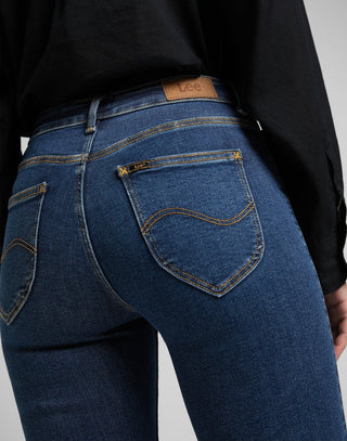 LEE Foreverfit Five Pocket - Midnight Marina Blue - 112145053