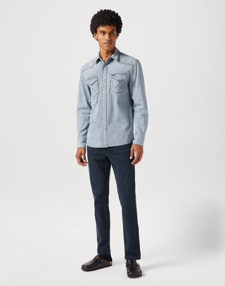WRANGLER Greensboro Straight Jeans - Midnight Harbor Navy - 112350740