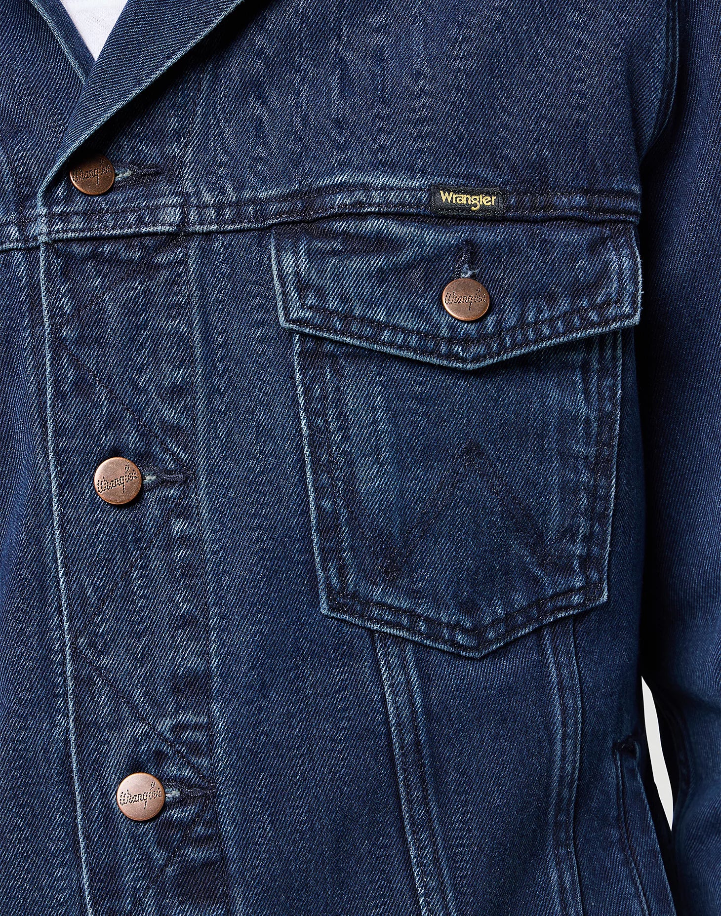 WRANGLER Authentic Jacket Jeansjacke - Midnight Indigo - 112146047 von Wrangler