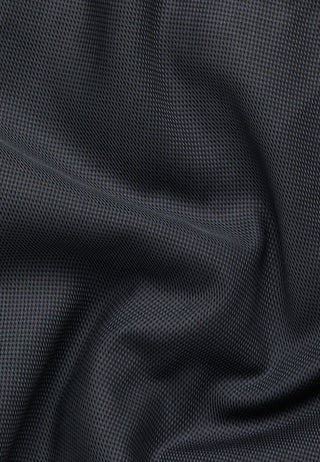 ETERNA COMFORT FIT Langarm Hemd - Midnight Herringbone - 3116-38-E169
