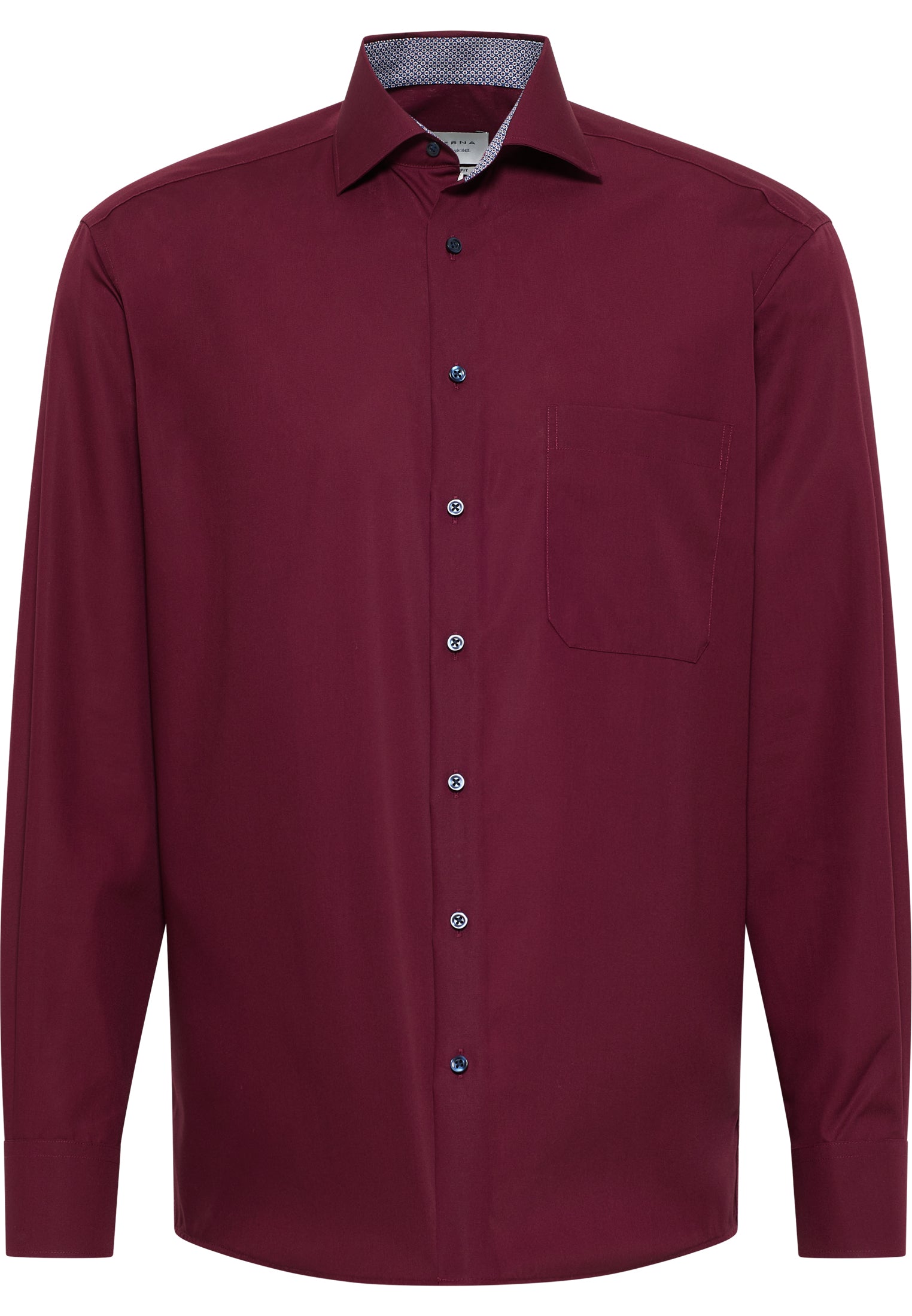 ETERNA COMFORT FIT Langarm Hemd - Deep Merlot - 1303-58-E15K