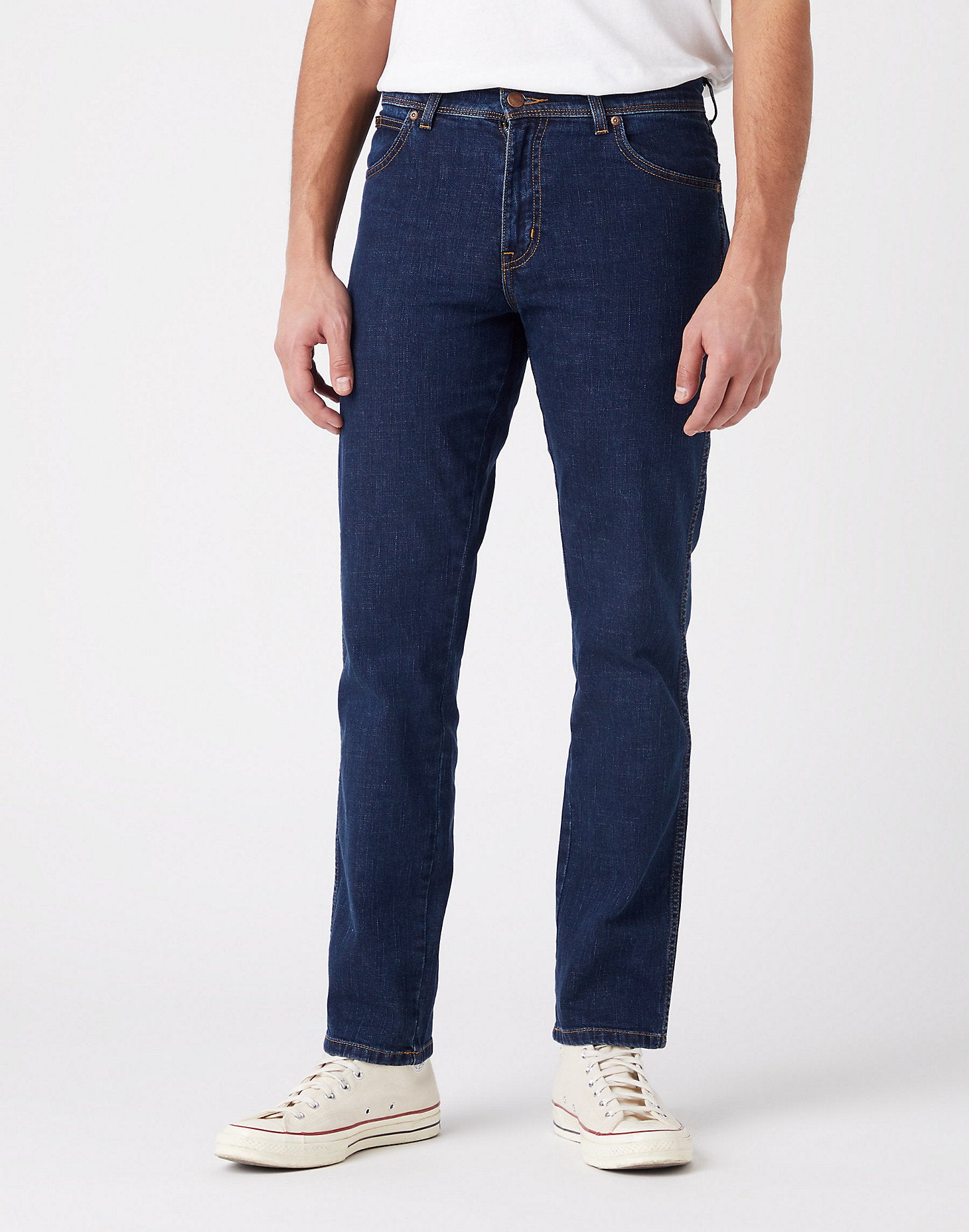 WRANGLER Texas slim cross game - Midnight Indigo Wash - W12S8311U