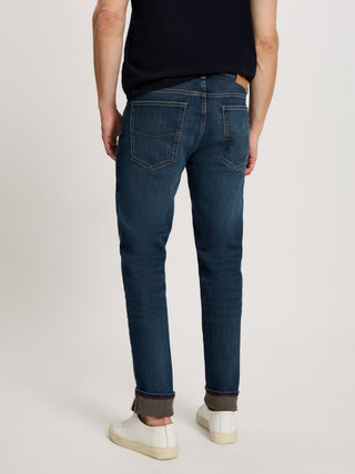 CROSS JEANS DAMIEN Slim Jeans - Midnight Ocean Blue - E198-116