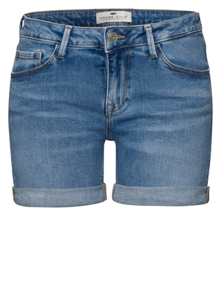 CROSS JEANS ZENA Bermuda - Coastal Mist Blue - A514-076