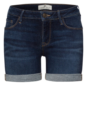 CROSS JEANS Zena Bermuda Shorts - Midnight Indigo Wash - A514-077