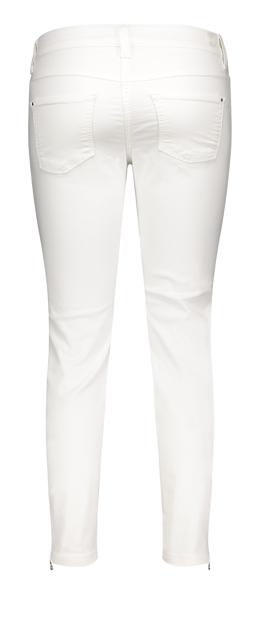 MAC DREAM CHIC GALLOON Straight Jeans - Pearl Chalk White - 5471-93-0355L-D010