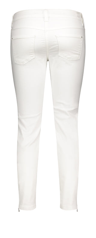 MAC DREAM CHIC GALLOON Straight Jeans - Pearl Chalk White - 5471-93-0355L-D010