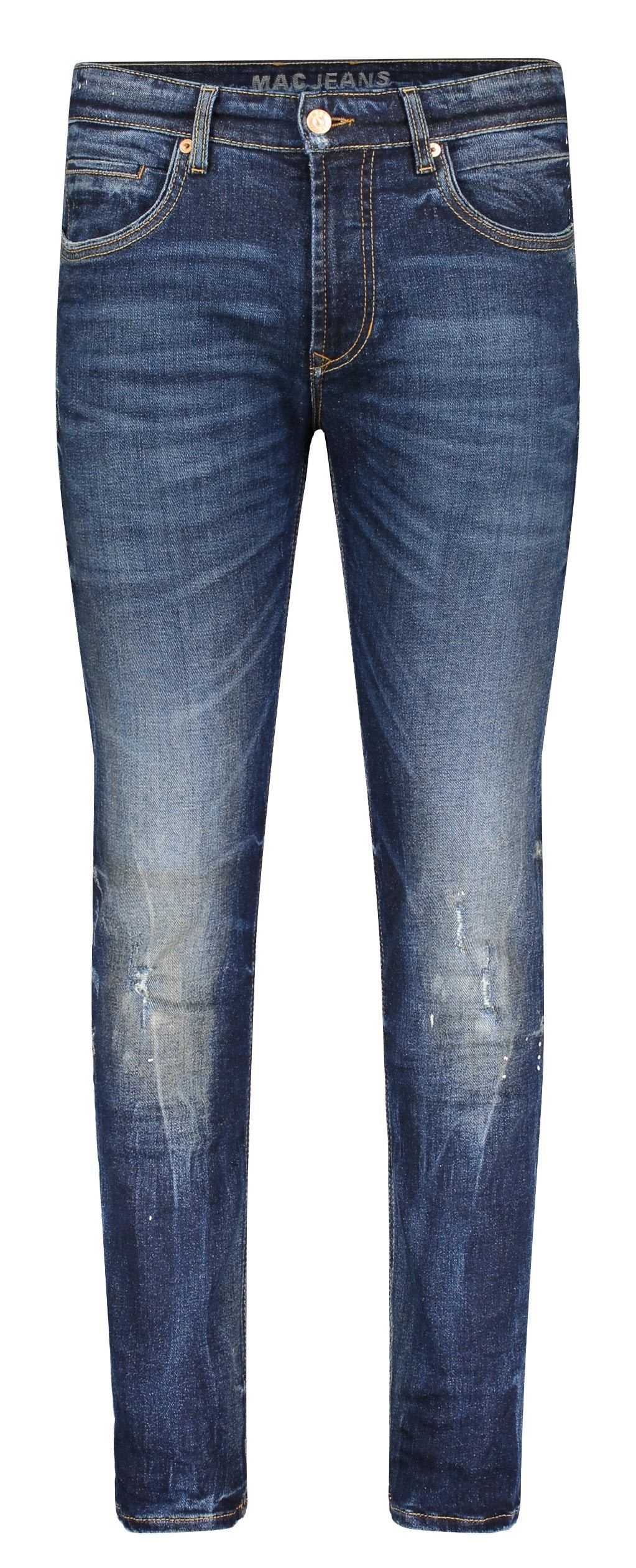 MAC ARNE PIPE Jeans - Indigo Speckled Blue - 0517-00-1973L H696