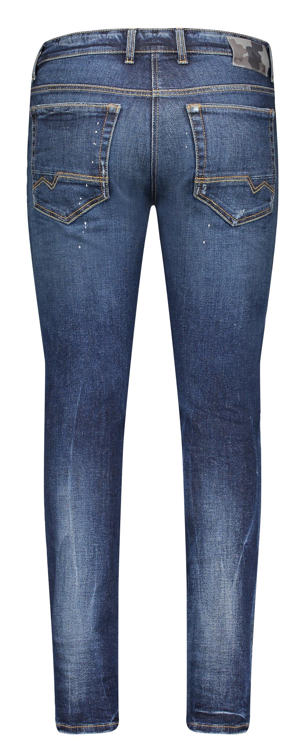 MAC ARNE PIPE Jeans - Indigo Speckled Blue - 0517-00-1973L H696