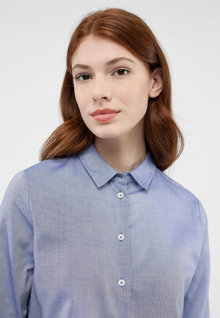 ETERNA CLASSIC FIT Bluse - Horizon Chambray - 5540-18-D235