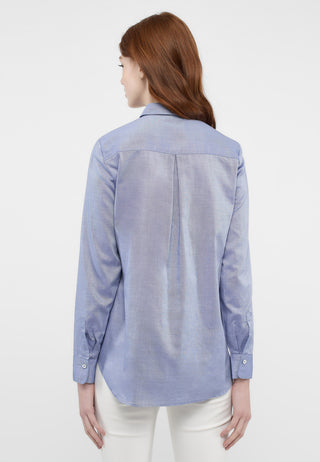ETERNA CLASSIC FIT Bluse - Horizon Chambray - 5540-18-D235
