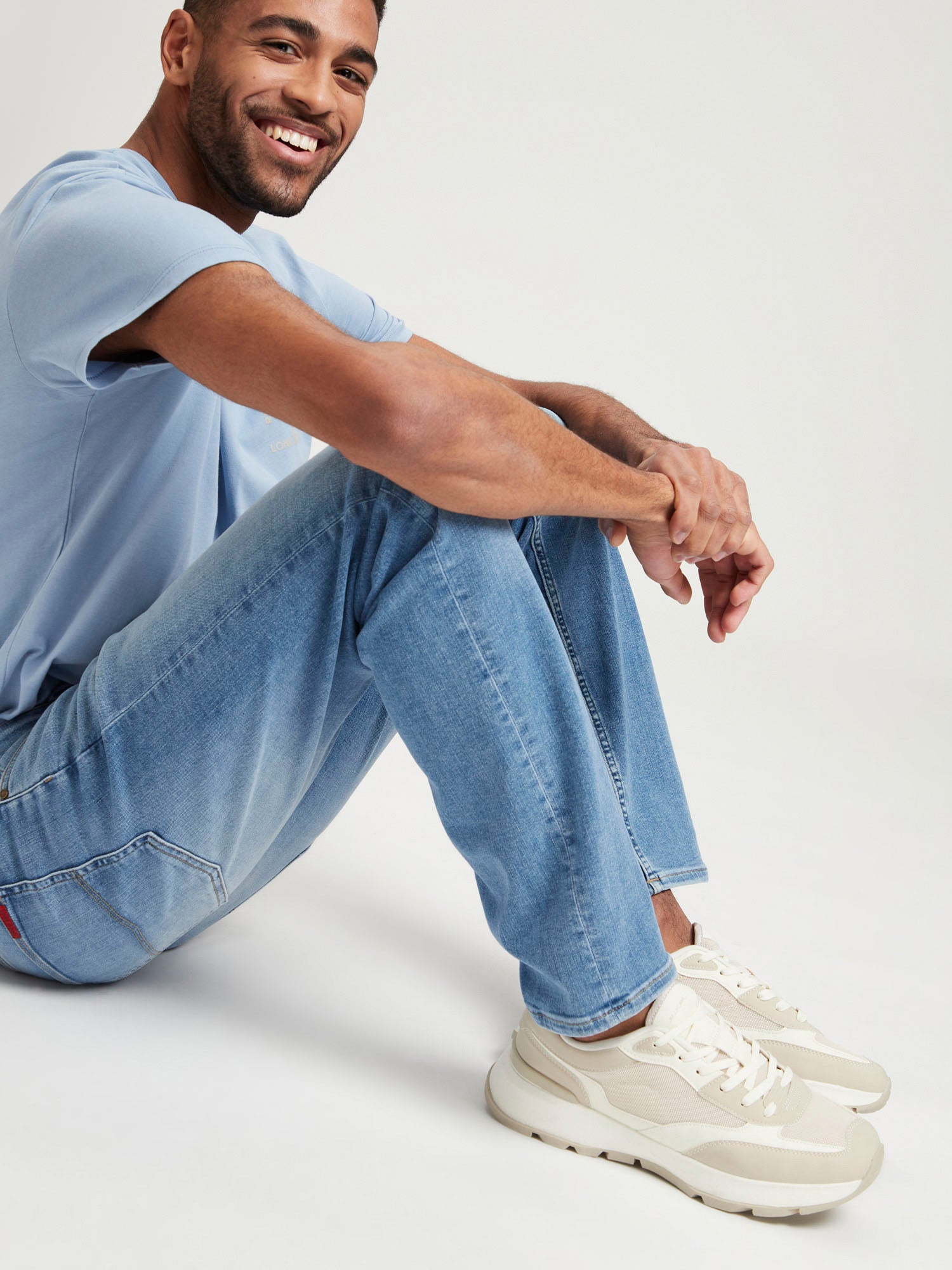 CROSS JEANS Damien Jeans - Misty Shore Blue - E198-084 von Cross Jeans