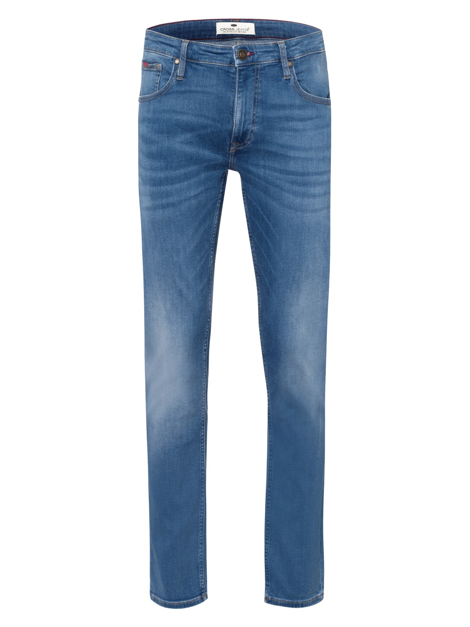 CROSS JEANS DAMIEN Five Pocket - Faded Sea Dawn - E198-085