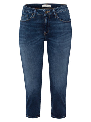 CROSS JEANS Amber Capri - Deep Indigo Wash - A548-024