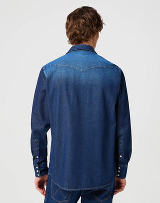 WRANGLER 27MW WESTERN SHIRT Jeanshemd - Midnight Indigo - 112341088
