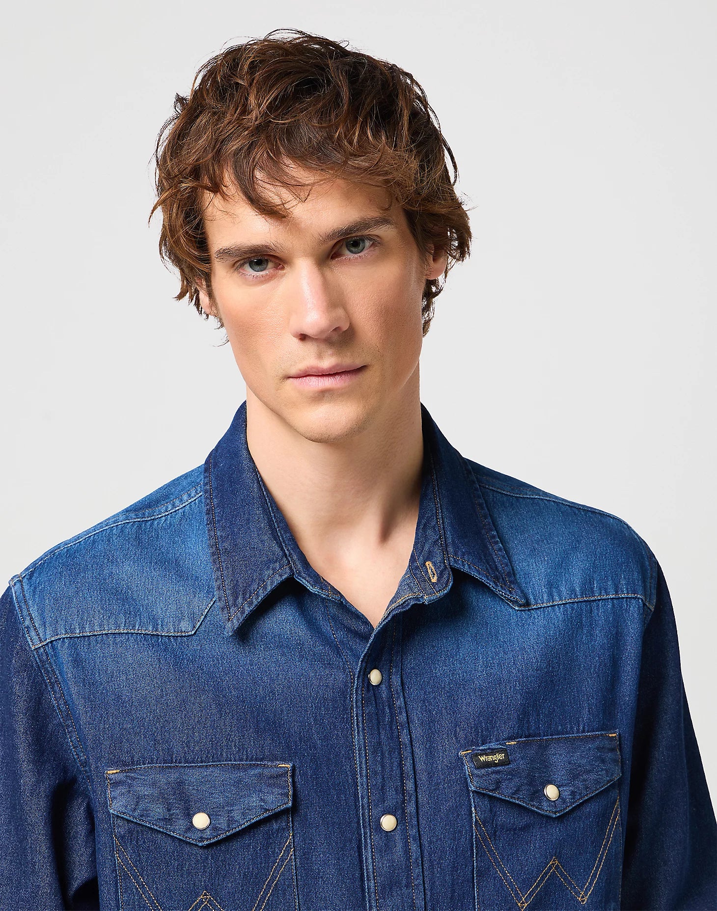 WRANGLER 27MW WESTERN SHIRT Jeanshemd - Midnight Indigo - 112341088 von Wrangler