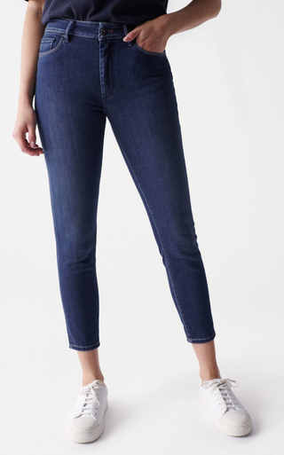 SALSA Destiny Push Up Crop Skinny - Indigo Harbor Blue - 126911.8504