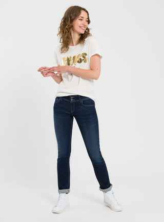 CROSS JEANS Loie Jeanshose - Midnight Harbor Blue - P422-014