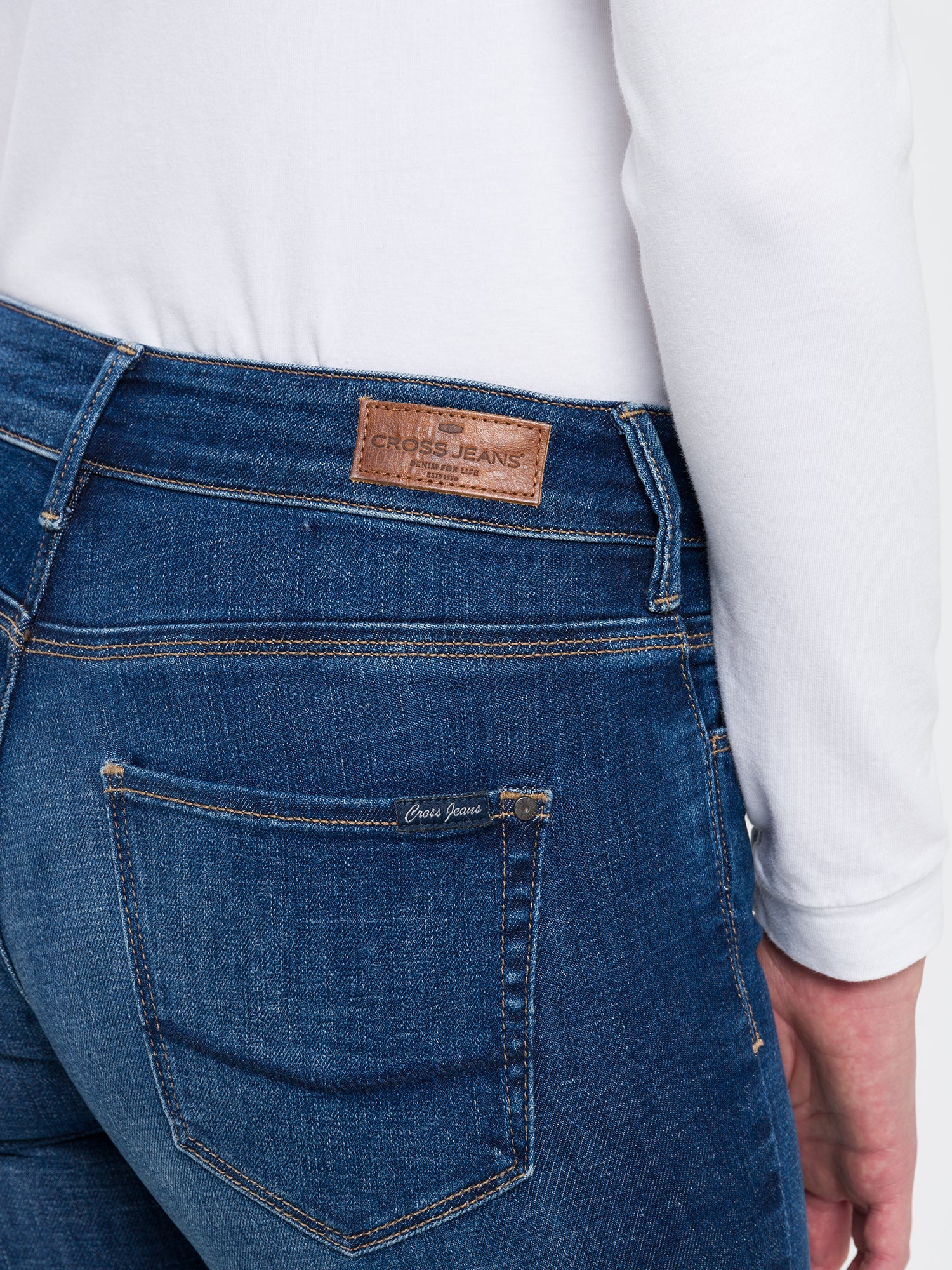 CROSS JEANS Giselle Jeans - Deep Atlantic Blue - P477-105 von Cross Jeans